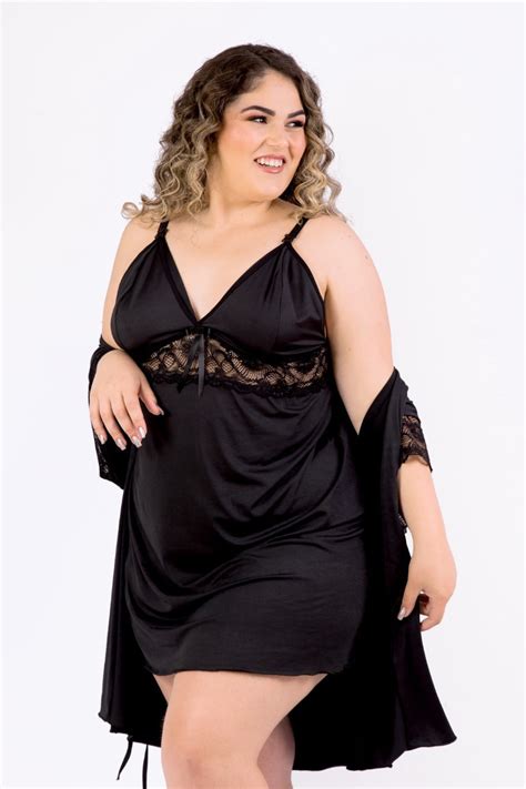 D Gi Lingerie Plus Size Robe Plus Size Camisola Amamenta O
