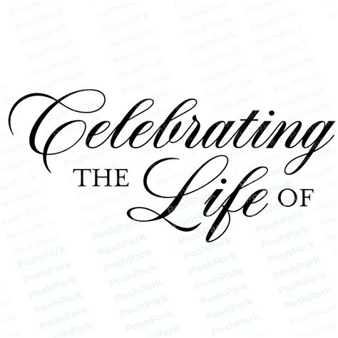 Sets Of Celebrating The Life Of Funeral Program Word Art Etsy