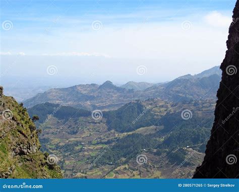 East African Rift Valley in Ethiopia Stock Image - Image of african ...