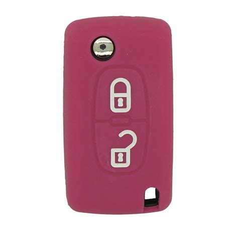 Coque Silicone Clé Voiture Rose Norauto