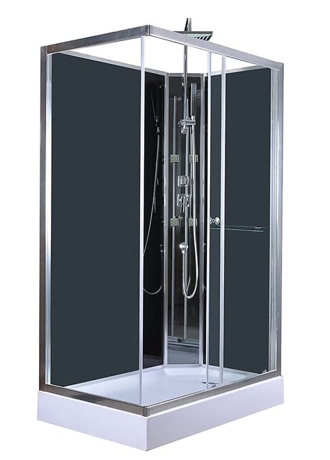 Cabine De Douche Hydro 4 Jets Effet Miroir L120xl80xh225cm Bricomarché