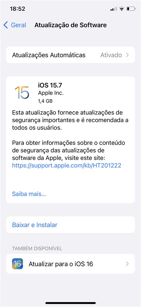 Não consigo fazer atualização do iPh Comunidade da Apple