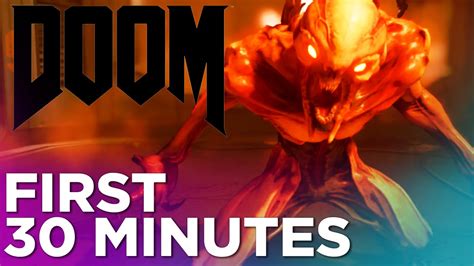 Doom Gameplay The First Thirty Minutes Youtube