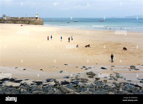 St Ives Beach Stock Photo - Alamy