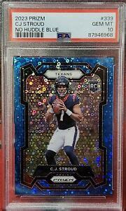 Cj Stroud Prizm No Huddle Blue Price Guide Sports Card