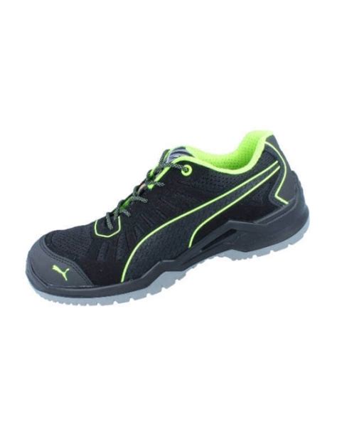 Zapatilla De Seguridad PUMA FUSE TC GREEN LOW S1P ESD SRC