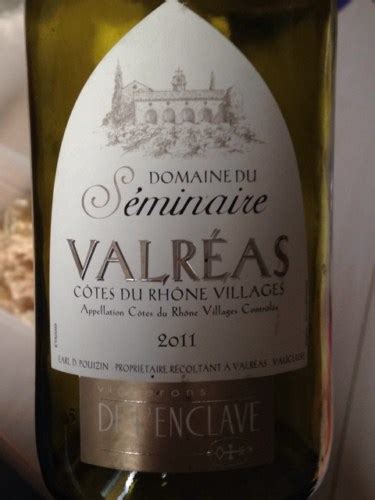 Vignerons De L Enclave Domaine Du S Minaire C Tes Du Rh Ne Villages