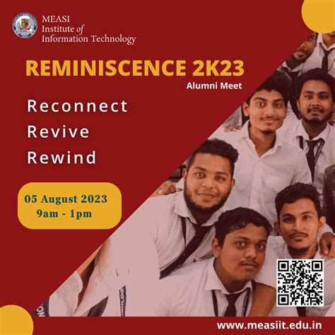 Reminiscence K Alumni Meet Measi Institute Of Information Technology