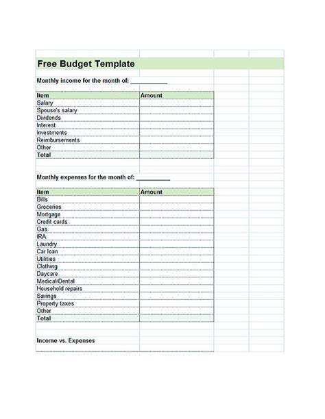 excel budget template google docs - DriverLayer Search Engine