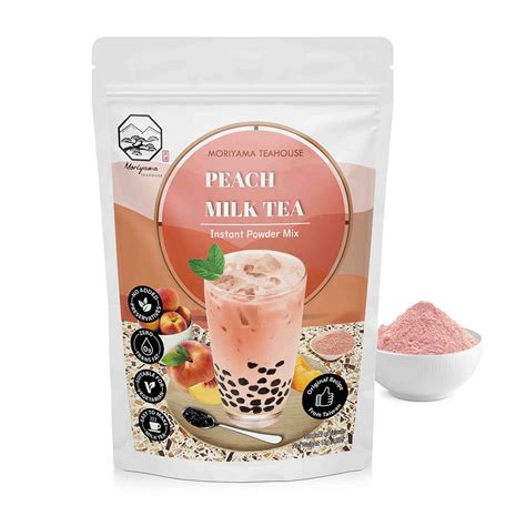 Peach Milk Tea Powder Kg Drinks Shop Moriyama Teahouse