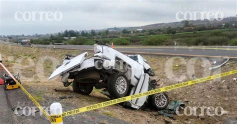 Accidentes En Guanajuato Volcadura en la carretera Salamanca León deja