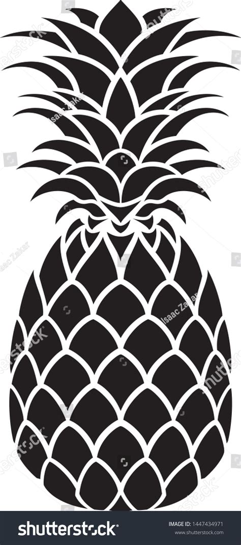 Pineapple Vector Black White Over 18894 Royalty Free Licensable Stock Vectors And Vector Art