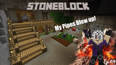 Stoneblock Ep 04 Decorating My Sieve Room YouTube