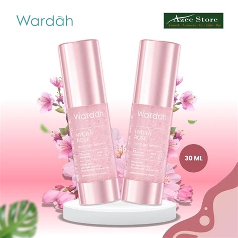 Jual Wardah Hydra Rose Micro Gel Serum 30ml Shopee Indonesia