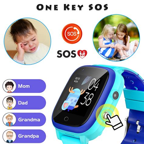 T5 Bleu Smartwatch Pour Enfants