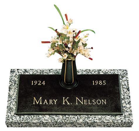 Simplicity Single Bronze Grave Marker LoveMarkers