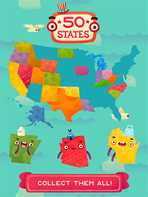 App Shopper: 50 States - Top Education & Learning Stack Games (Games)