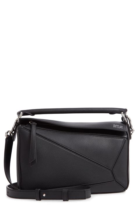 Loewe Loewe Puzzle Bag Small Size Black By S Shop