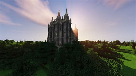 Salt Lake City Temple Minecraft Map