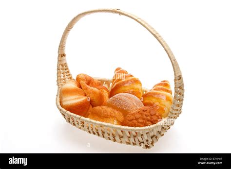 Bread In Basket Stock Photo Alamy