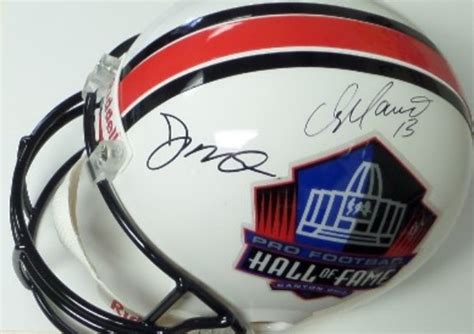 Coach's Corner - Joe Montana & Dan Marino dual signed/full size Pro FB ...