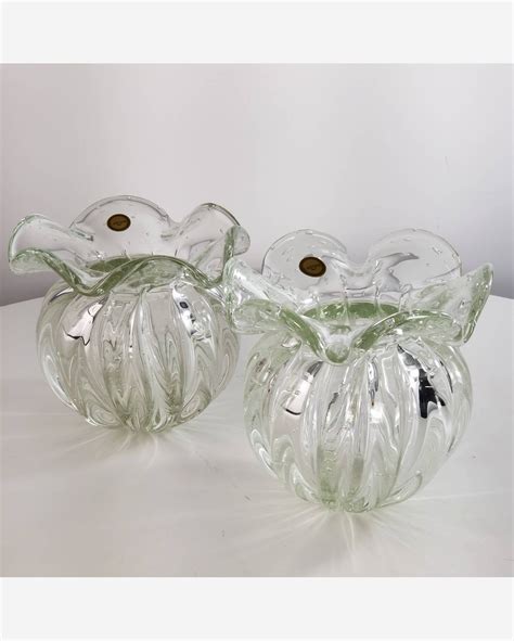 Riachuelo Kit 2 Trouxinhas De Murano Vasos Decorativos De Cristal