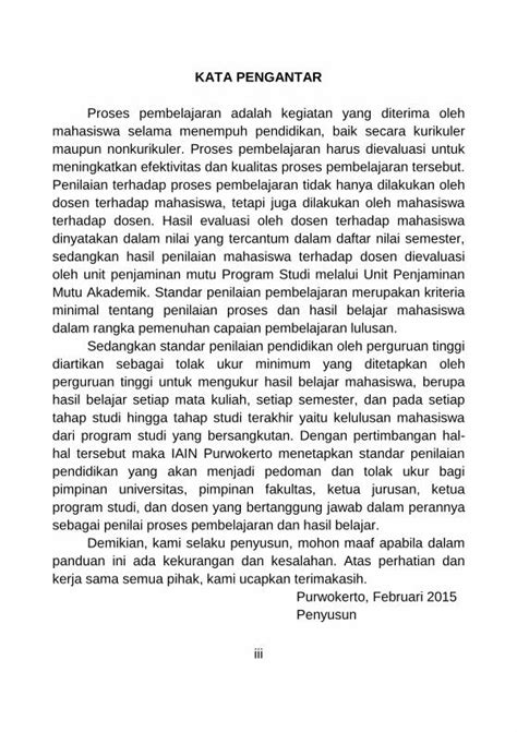 Pdf Panduan Penilaian Pembelajaran Iainpurwokerto Ac