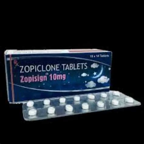 Zopiclone Zopisign Mg Tablet For Clinical At Rs Stripe In Nagpur