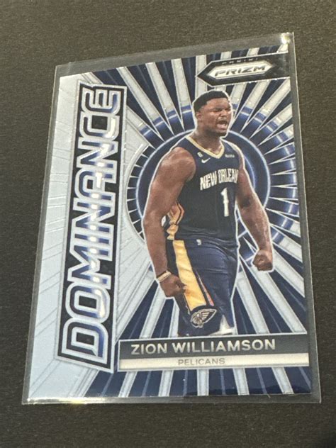 Panini Prizm Zion Williamson Dominance Insert Nm Ebay