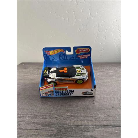 Toys Hot Wheels Edge Glow Cruisers Quick N Sik Light Sound Car Poshmark
