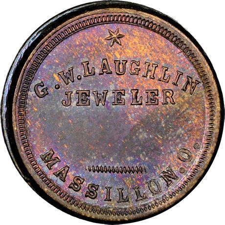 Civilwartokens 291 OH535Ba 1b R9 NGC MS64 Massillon Ohio Civil