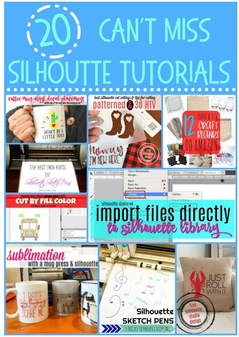 20 New Silhouette Tutorials for Beginners and Beyond (All in Silhouette Studio V4) | Silhouette ...