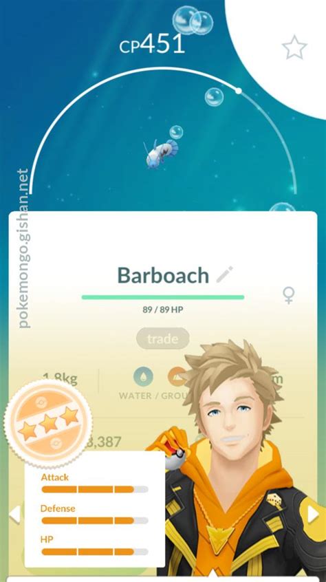 Barboach - Pokemon Go