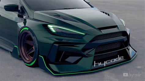 Ford Focus Rs Mk Custom Wide Body Kit By Hycade Buy With Delivery