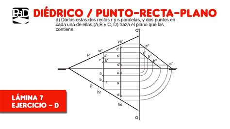 Pag D Punto Recta Plano Ejercicios De Sistema Di Drico Sdo Prp