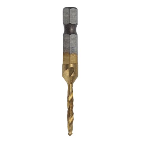 Tap Drill Bits Hex Shank Titanium Coated Metric Screw Combination