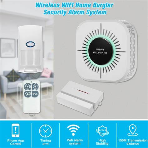 Alarm Systems Security Wifi smart burglar alarm Wireless Home Alarm ...