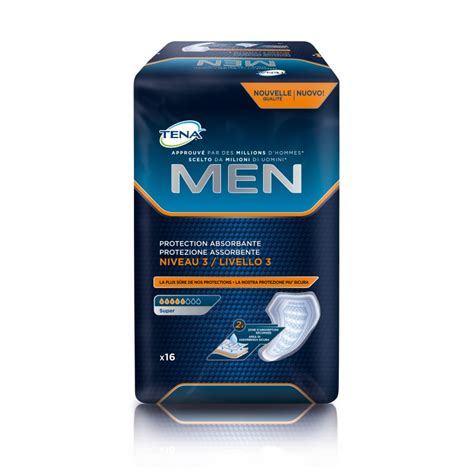 TENA Men Niveau 3 Protection Urinaire Homme 3 Level 3 Liv 24h