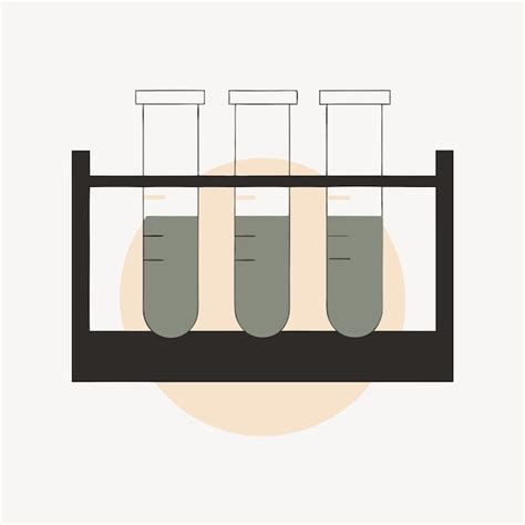 Premium Vector A Test Tube Icon Vector Illustration