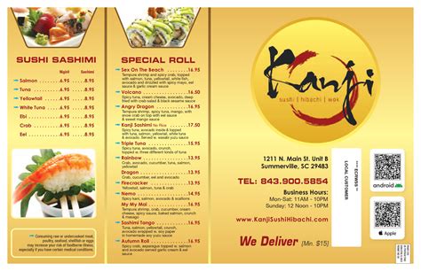 menu – Kanji Sushi Hibachi