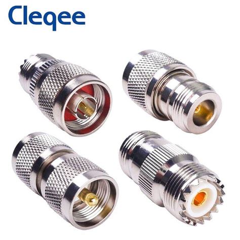 Cleqee 1pcs UHF SO239 PL259 Male Female To N Type Male Female Connector