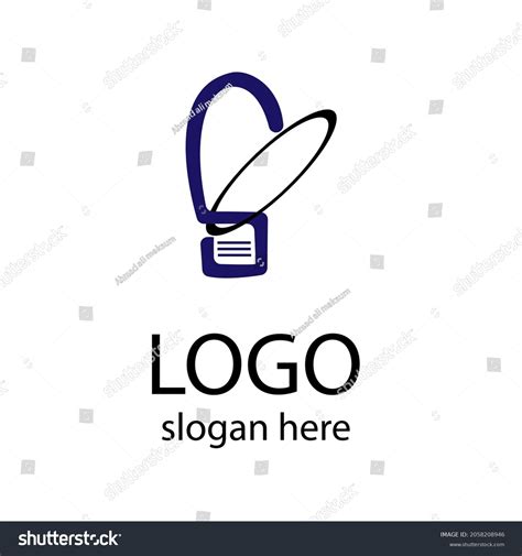 Black And White Shoe Logo Vector Image Royalty Free Stock Vector