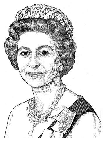 Queen Elizabeth Sketch at PaintingValley.com | Explore collection of ...