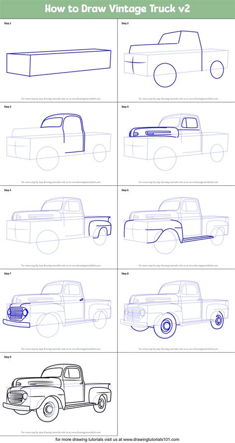 Learn How To Draw A Ram Truck Trucks Step By Step Artofit