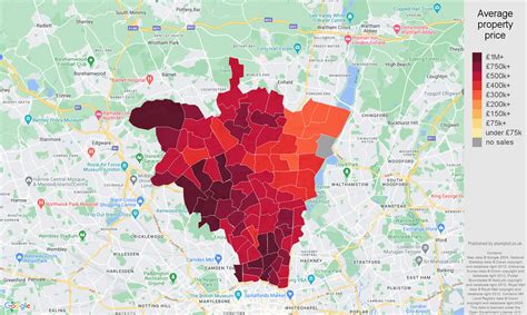 North-London house prices in maps and graphs.