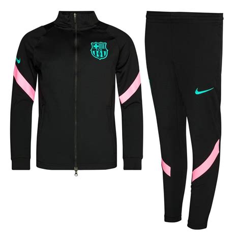 Nike Fc Barcelona Dry Strike Trainingspak Cl Zwart Roze