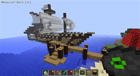 Minecraft Sail Ship By Cw390 On Deviantart