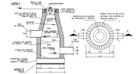 Manhole Drawings In Autocad