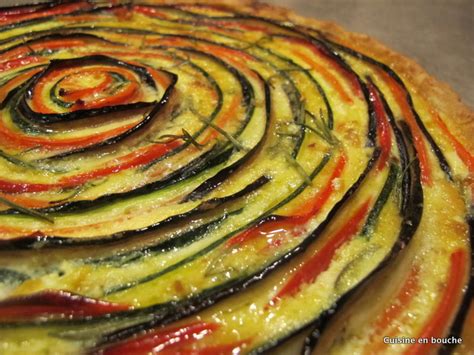 Tarte aux légumes en spirale Le Blog de Cuisine en bouche