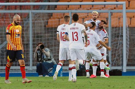 Highlights Lecce Milan 1 4 Video Gol E Sintesi A Segno Castillejo